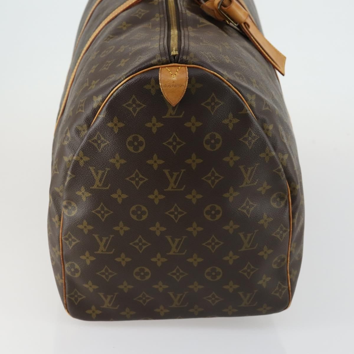 Louis Vuitton Keepall Bag Monogram Canvas Brown Canvas Travel Bag Bag (Pre-Loved)