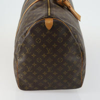 Louis Vuitton Keepall Bag Monogram Canvas Brown Canvas Travel Bag Bag (Pre-Loved)