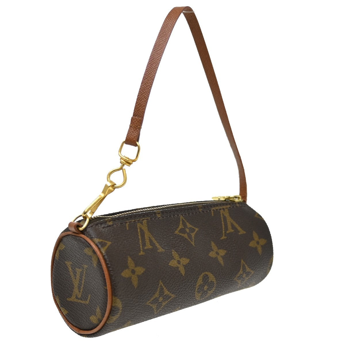 Louis Vuitton Papillon Pochette Monogram Canvas Brown Canvas Clutche & Pouche Bag (Authentic Pre-Loved)