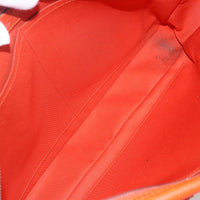 Louis Vuitton Porte-Documents Voyage Briefcase Taiga Leather Orange Leather Briefcase Bag (Authentic Pre-Loved)