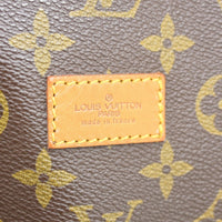 Louis Vuitton Saumur Handbag Monogram Canvas Brown Canvas Shoulder Bag Bag (Authentic Pre-Loved)