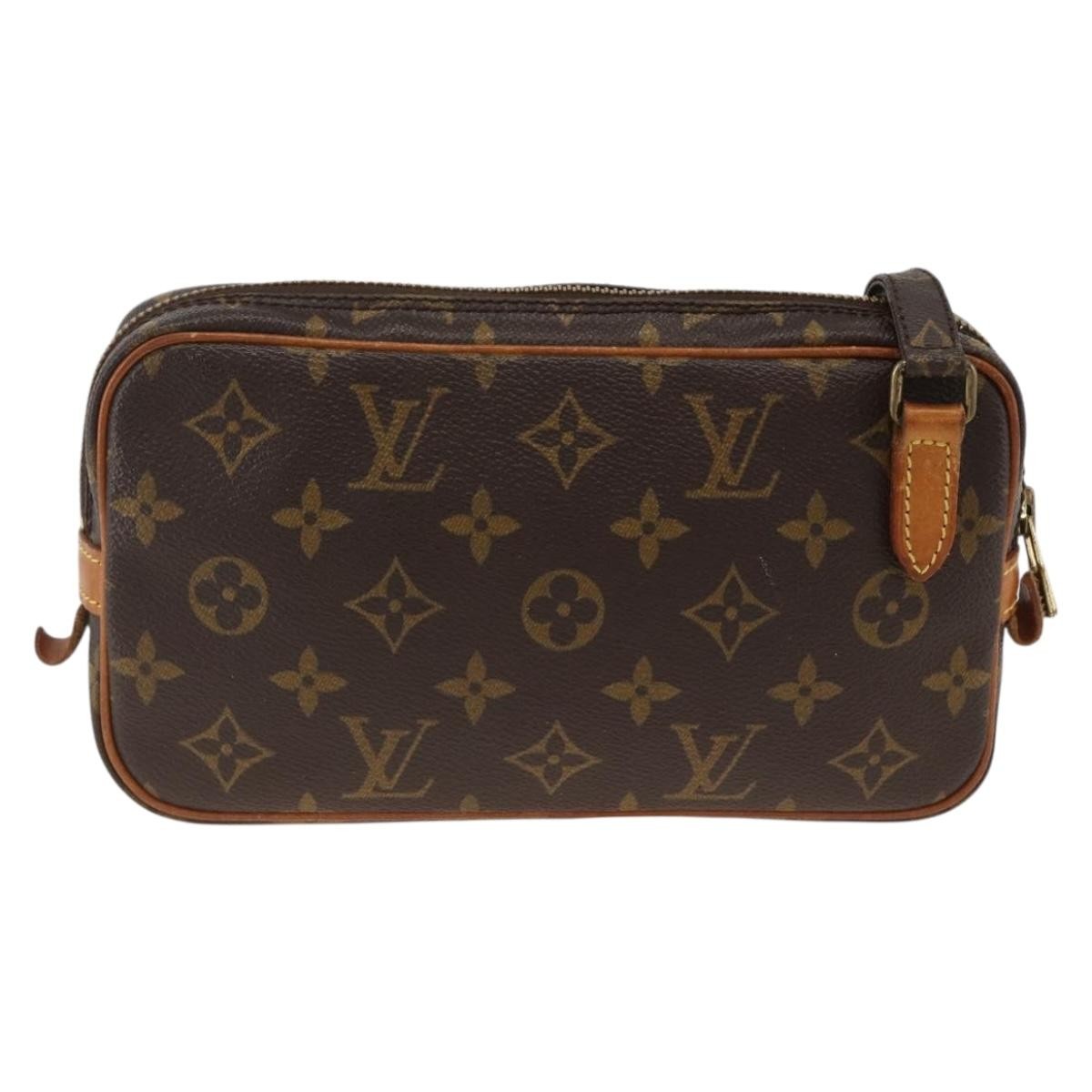 Louis Vuitton Pochette Marly Bandouliere Bag Monogram Canvas Brown Canvas Shoulder Bag Bag (Authentic Pre-Loved)