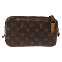 Louis Vuitton Pochette Marly Bandouliere Bag Monogram Canvas Brown Canvas Shoulder Bag Bag (Authentic Pre-Loved)