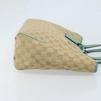 Gucci Vintage Open Tote Gg Canvas Beige Canvas Tote Bag Bag (Pre-Loved)