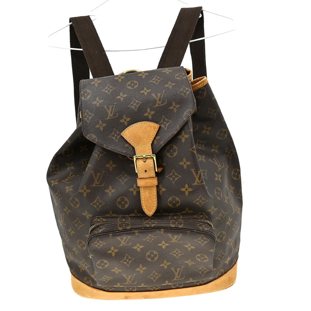 Louis Vuitton Louis Vuitton Vintage Montsouris Backpack Monogram Canvas Brown Canvas Backpack Bag (Authentic Pre-Loved)