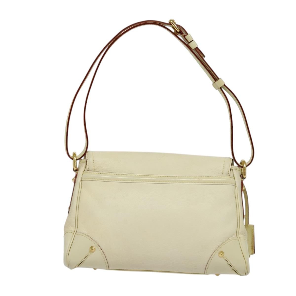 Louis Vuitton Suhali L'essentiel Handbag Leather White Leather Shoulder Bag Bag (Authentic Pre-Loved)
