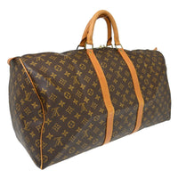 Louis Vuitton Louis Vuitton Keepall Bag Monogram Canvas Brown Canvas Travel Bag Bag (Pre-Loved)