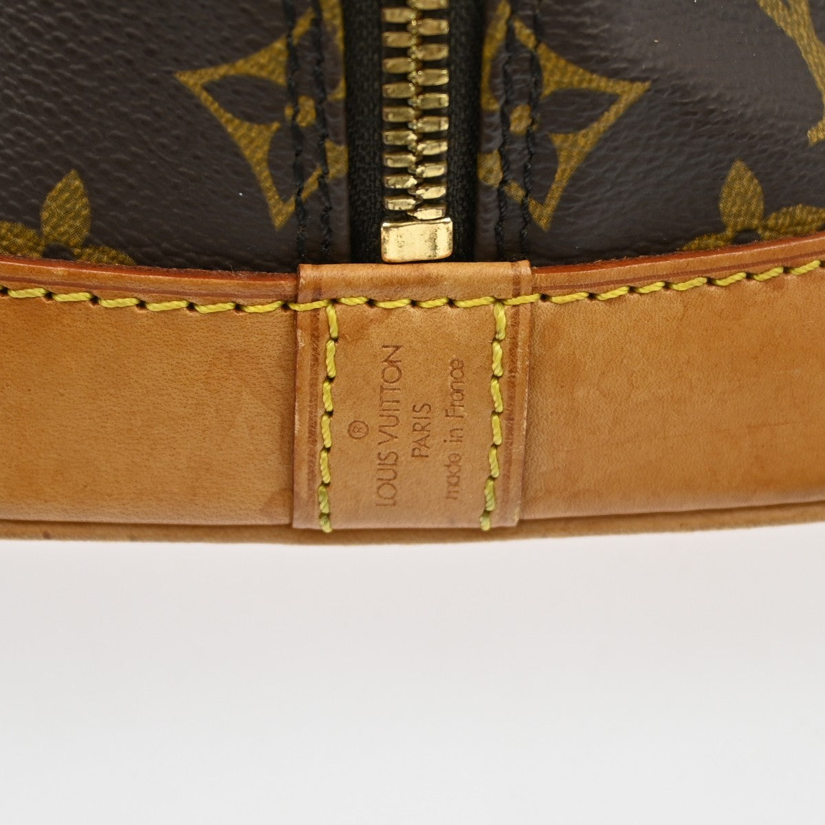 Louis Vuitton Alma Handbag Monogram Canvas Brown Canvas Handbag (Pre-Loved)