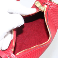 Louis Vuitton Soufflot Pochette Epi Leather Red Leather Clutche & Pouche Bag (Authentic Pre-Loved)