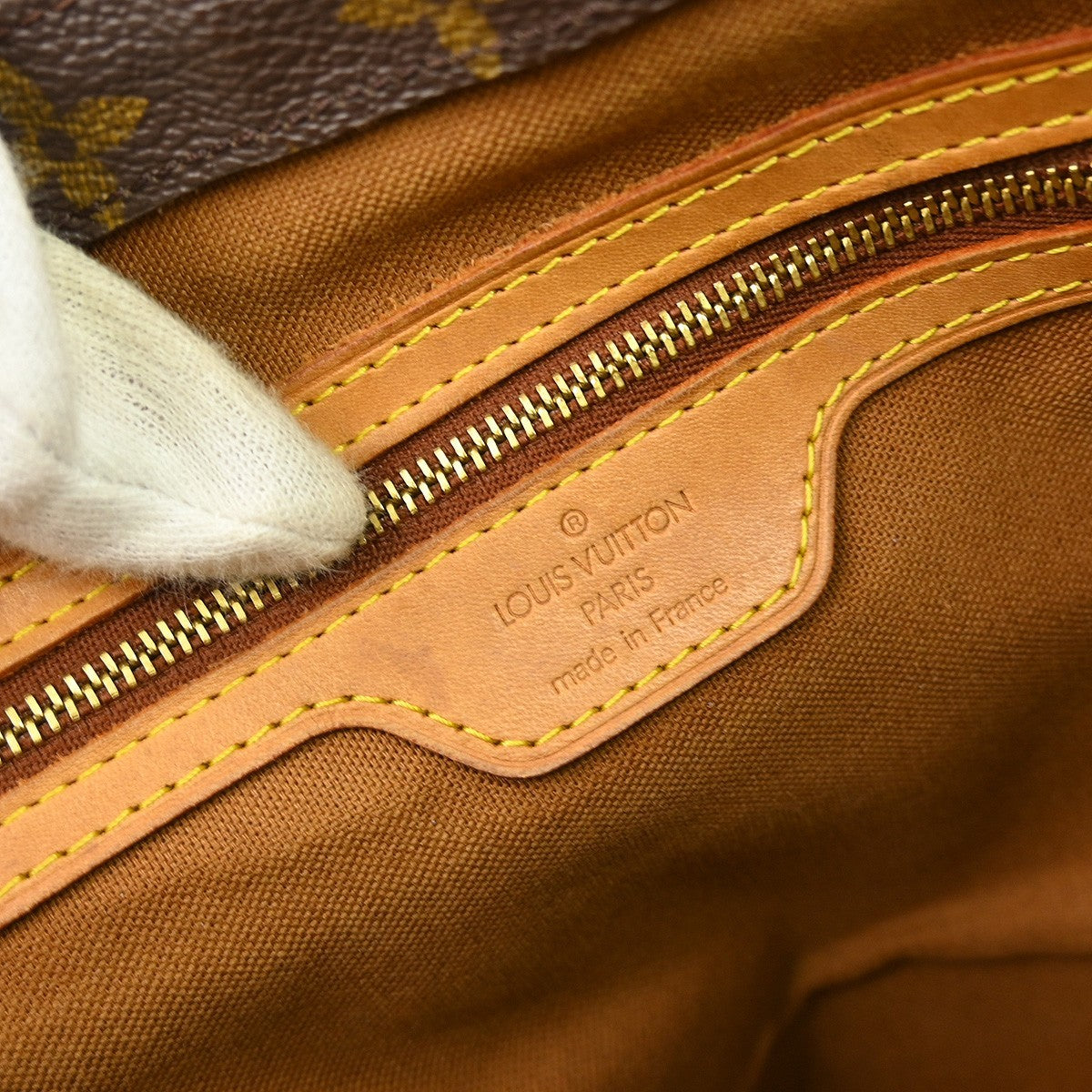 Louis Vuitton Cabas Piano Monogram Canvas Brown Canvas Tote Bag Bag (Authentic Pre-Loved)