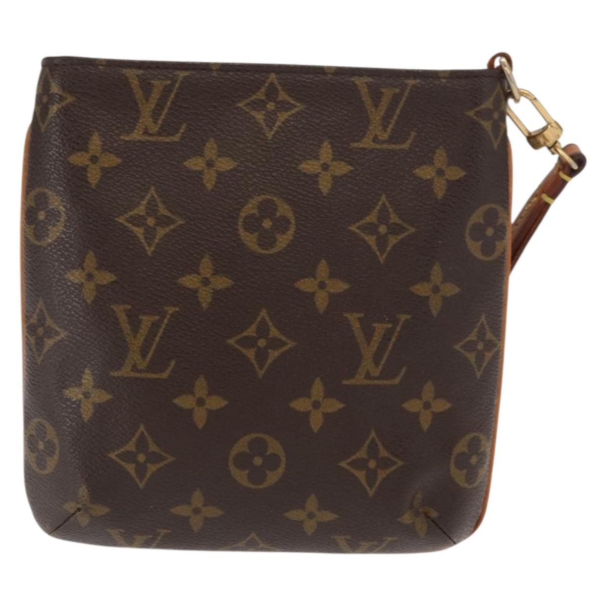 Louis Vuitton Partition Wristlet Clutch Monogram Canvas Brown Canvas Clutche & Pouche Bag (Authentic Pre-Loved)