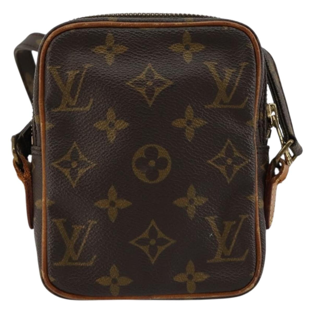 Louis Vuitton Danube Handbag Monogram Canvas Brown Canvas Shoulder Bag Bag (Pre-Loved)