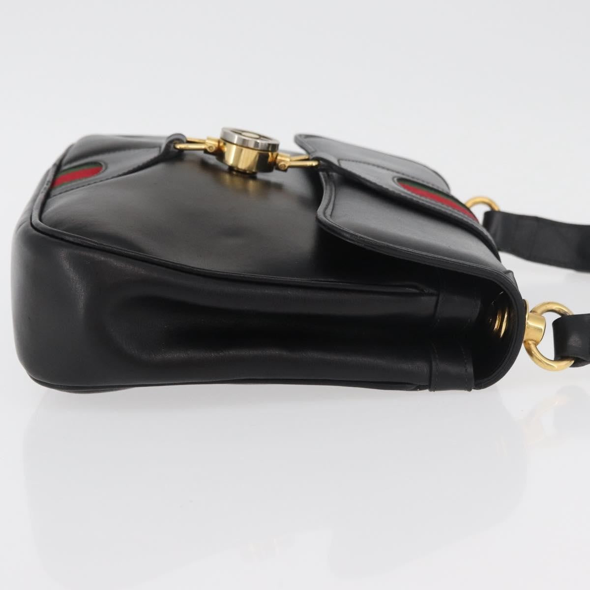 Gucci Sherry Line Shoulder Bag Leather Multicolour Leather Handbag (Authentic Pre-Loved)