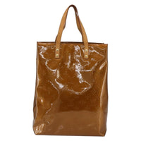 Louis Vuitton Reade Handbag Monogram Vernis Brown Patent_Leather Tote Bag Bag (Authentic Pre-Loved)
