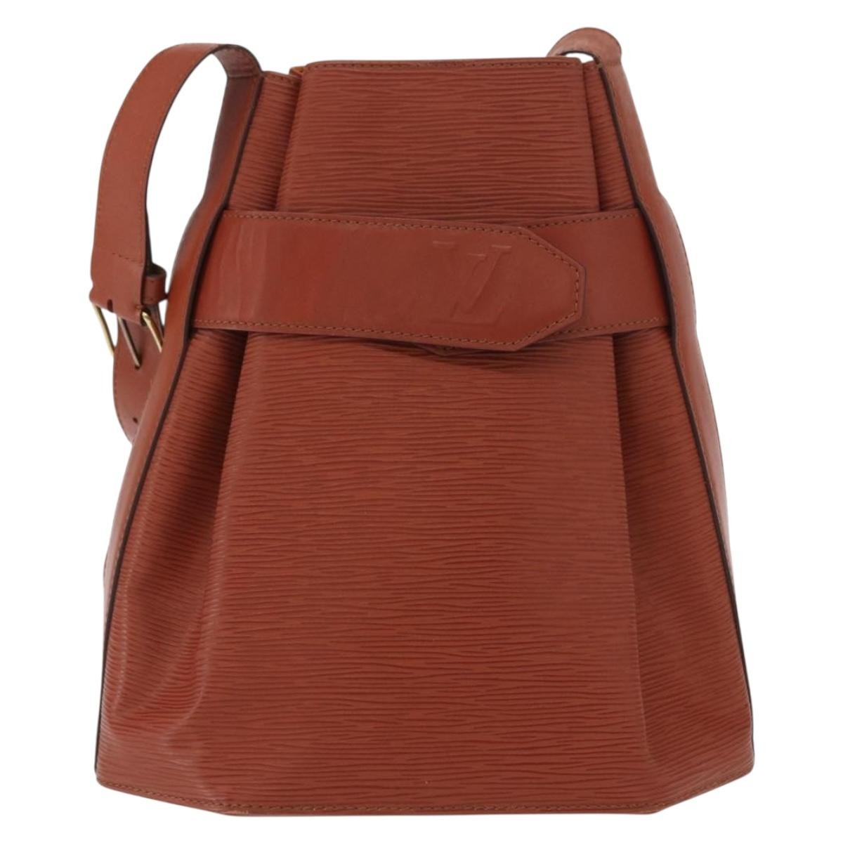 Louis Vuitton Vintage Sac D'epaule Handbag Epi Leather Brown Leather Shoulder Bag Bag (Pre-Loved)