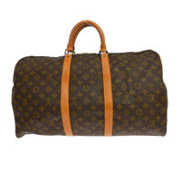 Louis Vuitton Louis Vuitton Keepall Bag Monogram Canvas Brown Canvas Travel Bag Bag (Pre-Loved)