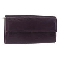 Louis Vuitton Vintage Sarah Wallet Epi Leather Purple Leather Wallets Accessory (Authentic Pre-Loved)