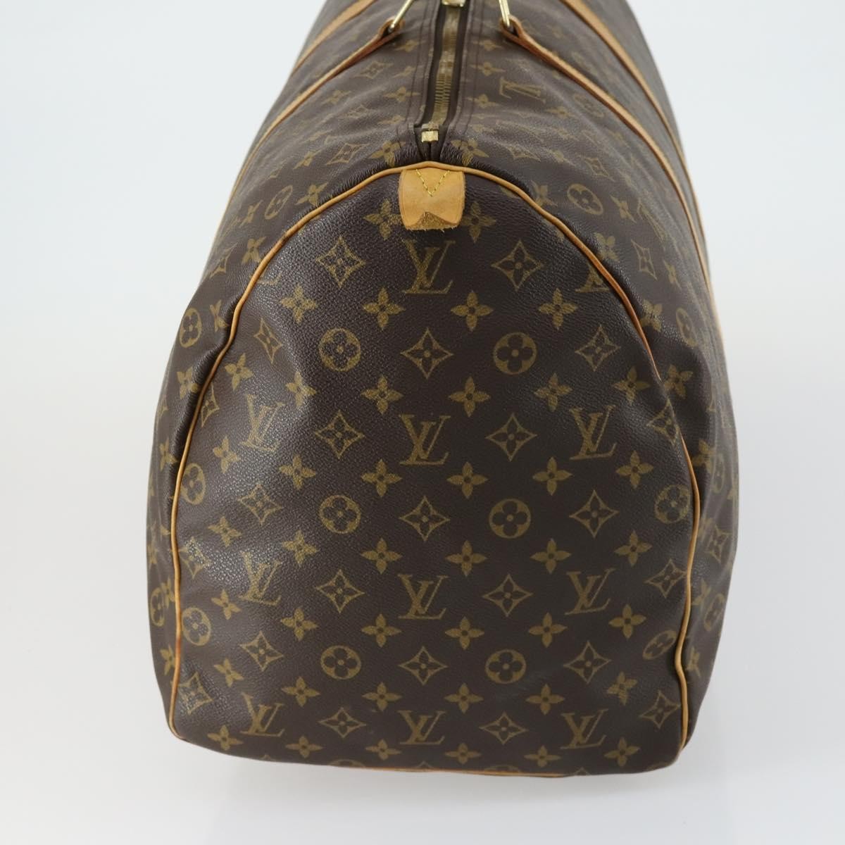 Louis Vuitton Keepall Bag Monogram Canvas Brown Canvas Travel Bag Bag (Authentic Pre-Loved)