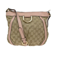 Gucci D-Ring Shoulder Bag (Outlet) Gg Canvas Brown Canvas Shoulder Bag Bag (Authentic Pre-Loved)