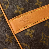 Louis Vuitton Keepall Bandouliere Bag Monogram Canvas Brown Canvas Travel Bag Bag (Pre-Loved)