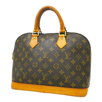 Louis Vuitton Alma Handbag Monogram Canvas Brown Canvas Handbag (Pre-Loved)