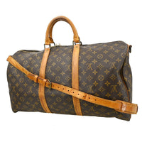 Louis Vuitton Louis Vuitton Keepall Bandouliere Bag Monogram Canvas Brown Canvas Travel Bag Bag (Pre-Loved)