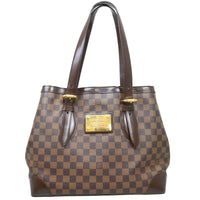 Louis Vuitton Hampstead Handbag Damier Brown Canvas Tote Bag Bag (Pre-Loved)