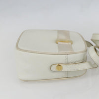 Salvatore Ferragamo Vala Shoulder Bag Leather White Leather Shoulder Bag Bag (Pre-Loved)