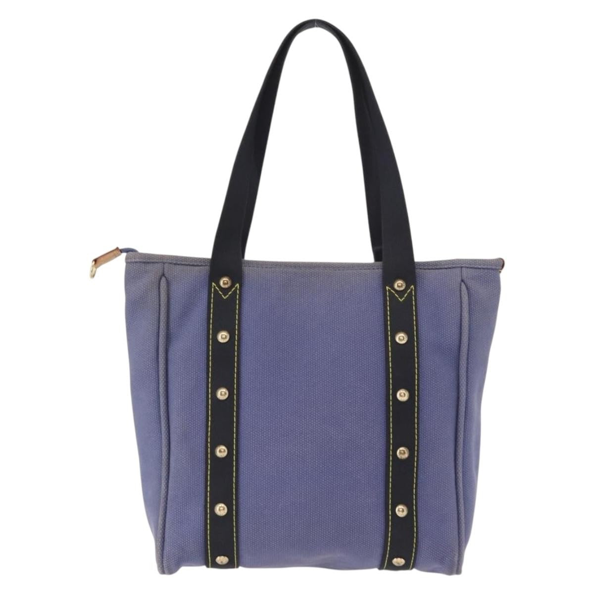 Louis Vuitton Louis Vuitton Antigua Tote Canvas Blue Canvas Tote Bag Bag (Pre-Loved)