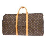 Louis Vuitton Louis Vuitton Keepall Bag Monogram Canvas Brown Canvas Travel Bag Bag (Authentic Pre-Loved)