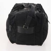 Prada Vintage Boston Bag Nylon Black Nylon Travel Bag Bag (Authentic Pre-Loved)