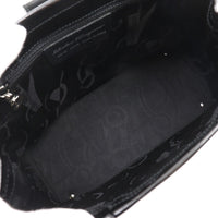 Salvatore Ferragamo Convertible Vara Bow Tote Patent Leather Black Patent_Leather Handbag (Pre-Loved)