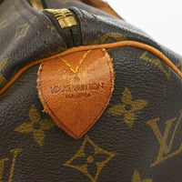 Louis Vuitton Keepall Bag Monogram Canvas Brown Canvas Travel Bag Bag (Authentic Pre-Loved)