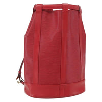 Louis Vuitton Randonnee Backpack Epi Leather Red Leather Shoulder Bag Bag (Authentic Pre-Loved)
