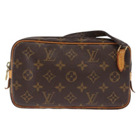 Louis Vuitton Pochette Marly Bandouliere Bag Monogram Canvas Brown Canvas Shoulder Bag Bag (Pre-Loved)