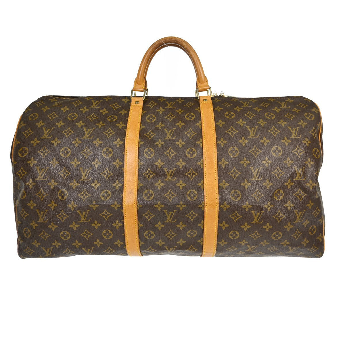 Louis Vuitton Louis Vuitton Keepall Bag Monogram Canvas Brown Canvas Travel Bag Bag (Pre-Loved)