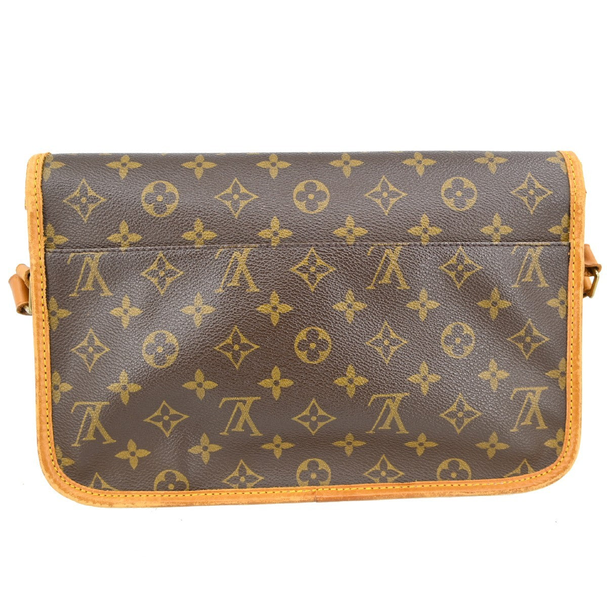 Louis Vuitton Louis Vuitton Sac Gibeciere Messenger Bag Monogram Canvas Brown Canvas Shoulder Bag Bag (Pre-Loved)