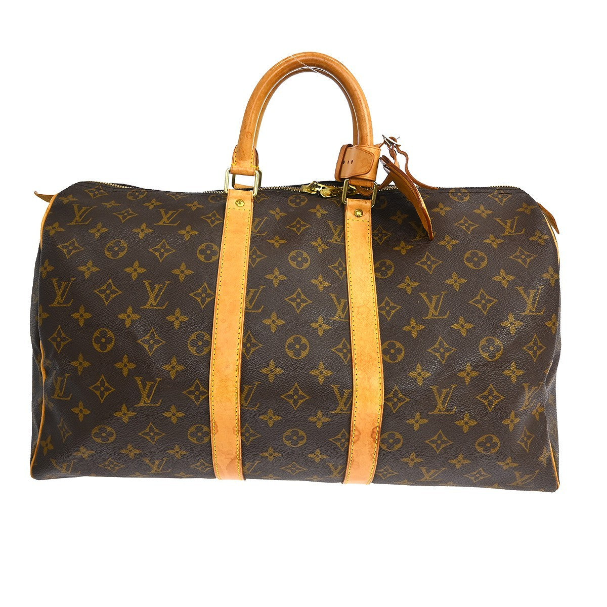 Louis Vuitton Louis Vuitton Keepall Bag Monogram Canvas Brown Canvas Travel Bag Bag (Pre-Loved)