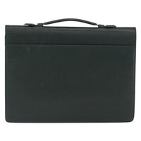 Louis Vuitton Louis Vuitton Serviette Kourad Briefcase Taiga Leather Beige Leather Briefcase Bag (Authentic Pre-Loved)