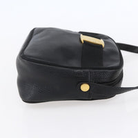 Salvatore Ferragamo Vara Bow Camera Shoulder Bag Leather Black Leather Shoulder Bag Bag (Authentic Pre-Loved)