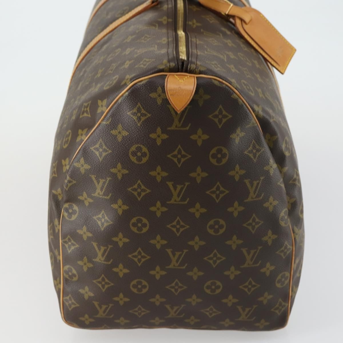 Louis Vuitton Keepall Bag Monogram Canvas Brown Canvas Travel Bag Bag (Pre-Loved)