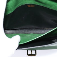 Louis Vuitton Cartouchiere Handbag Epi Leather Green Leather Shoulder Bag Bag (Pre-Loved)