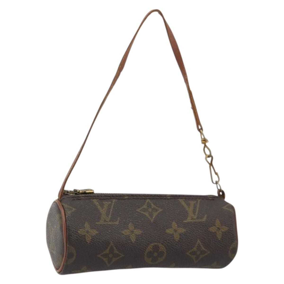 Louis Vuitton Papillon Pochette Monogram Canvas Brown Canvas Clutche & Pouche Bag (Authentic Pre-Loved)