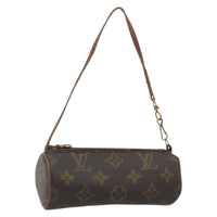 Louis Vuitton Papillon Pochette Monogram Canvas Brown Canvas Clutche & Pouche Bag (Authentic Pre-Loved)