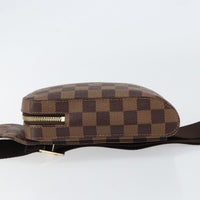 Louis Vuitton Geronimos Waist Bag Damier Brown Canvas Shoulder Bag Bag (Pre-Loved)