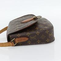 Louis Vuitton Saint Cloud Handbag Monogram Canvas Brown Canvas Shoulder Bag Bag (Authentic Pre-Loved)