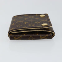 Louis Vuitton Case Jewelry Box Canvas Brown Canvas Wallets Accessory (Authentic Pre-Loved)