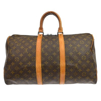Louis Vuitton Louis Vuitton Keepall Bag Monogram Canvas Brown Canvas Travel Bag Bag (Pre-Loved)
