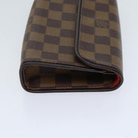 Louis Vuitton Florentine Waist Bag Damier Canvas Brown Canvas Clutche & Pouche Bag (Authentic Pre-Loved)
