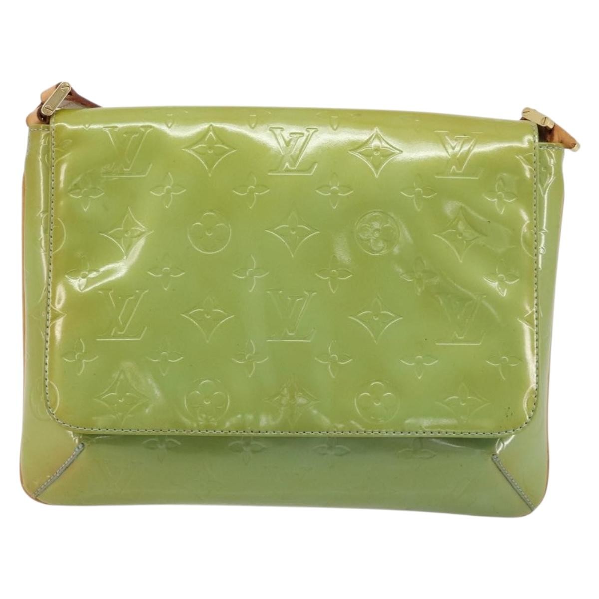 Louis Vuitton Thompson Street Handbag Monogram Vernis Blue Patent_Leather Shoulder Bag Bag (Pre-Loved)